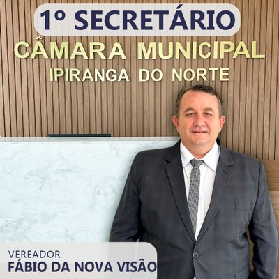 1º SECRETÁRIO FÁBIO