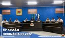10º SESSÃO ORDINÁRIA 2022