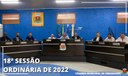 18º SESSÃO ORDINÁRIA 2022
