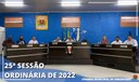 25º SESSÃO ORDINÁRIA 2022