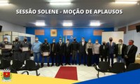 CÂMARA REALIZA 1° SESSÃO SOLENE - MOÇÃO DE APLAUSOS DO DIA 26 DE AGOSTO DE 2021