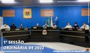 1º SESSÃO ORDINÁRIA DE 2022