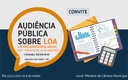 AUDIÊNCIA PÚBLICA LOA 2023 - PROJETO DE LEI Nº 023/2022 DIA 23/11/2022 AS 8:00HS AUDIÊNCIA PÚBLICA LOA 2023 - PROJETO DE LEI Nº 023/2022 DIA 23/11/2022 AS 8:00HS