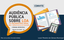 AUDIÊNCIA PÚBLICA  LOA 2023 - PROJETO DE LEI Nº 023/2022 DIA 23/11/2022 AS 8:00HS