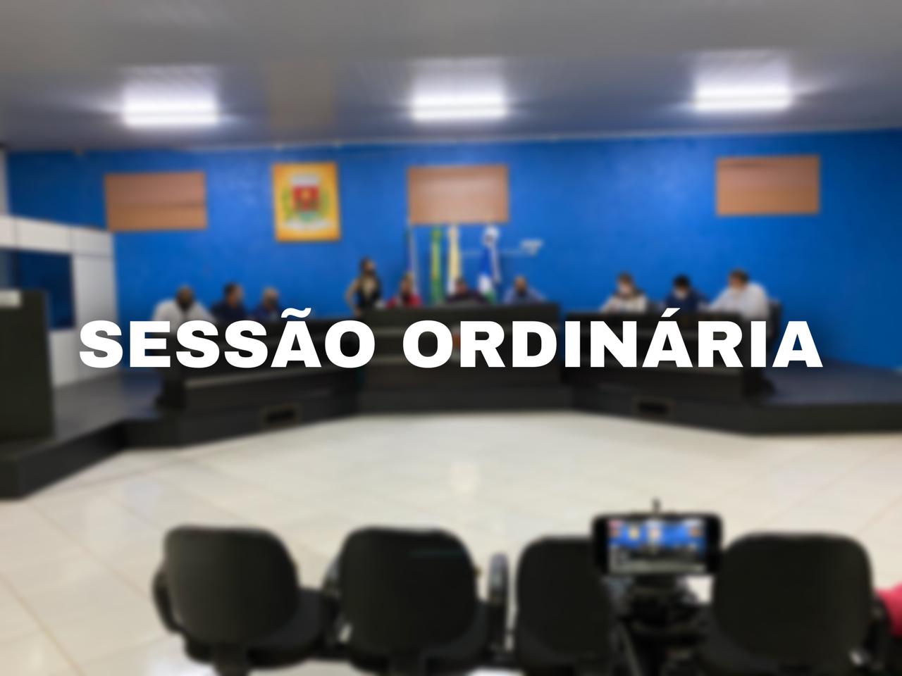 CÂMARA REALIZA A QUARTA SESSÃO ORDINÁRIA DE 2021 