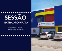 Câmara realizará 1ª Sessão Extraordinária nesta segunda-feira