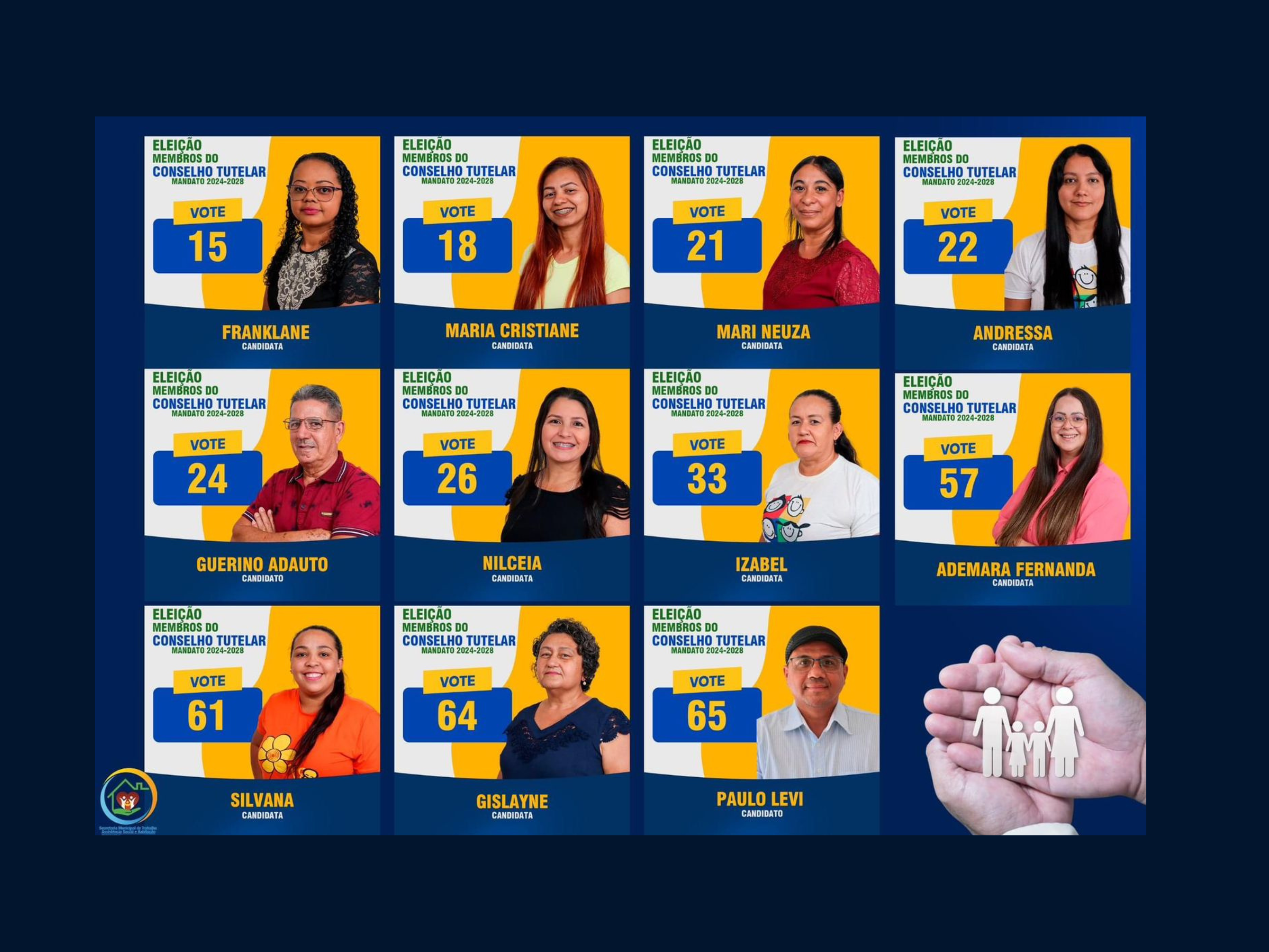 Candidatos a Conselheiros Tutelares serão apresentados durante a sessão desta segunda-feira, 25