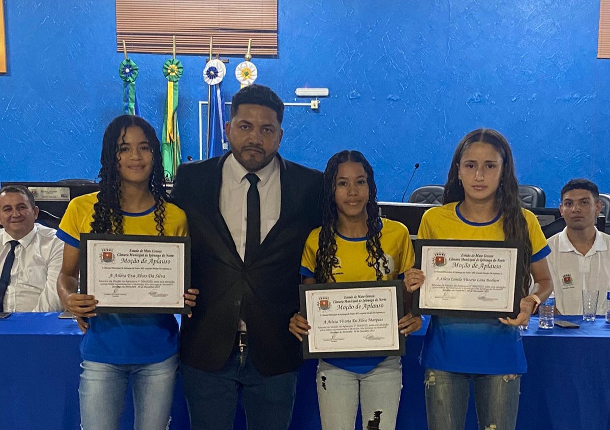 Celso da Tupi homenageia jovens do atletismo ipiranguense e empresário do agro em Sessão Solene