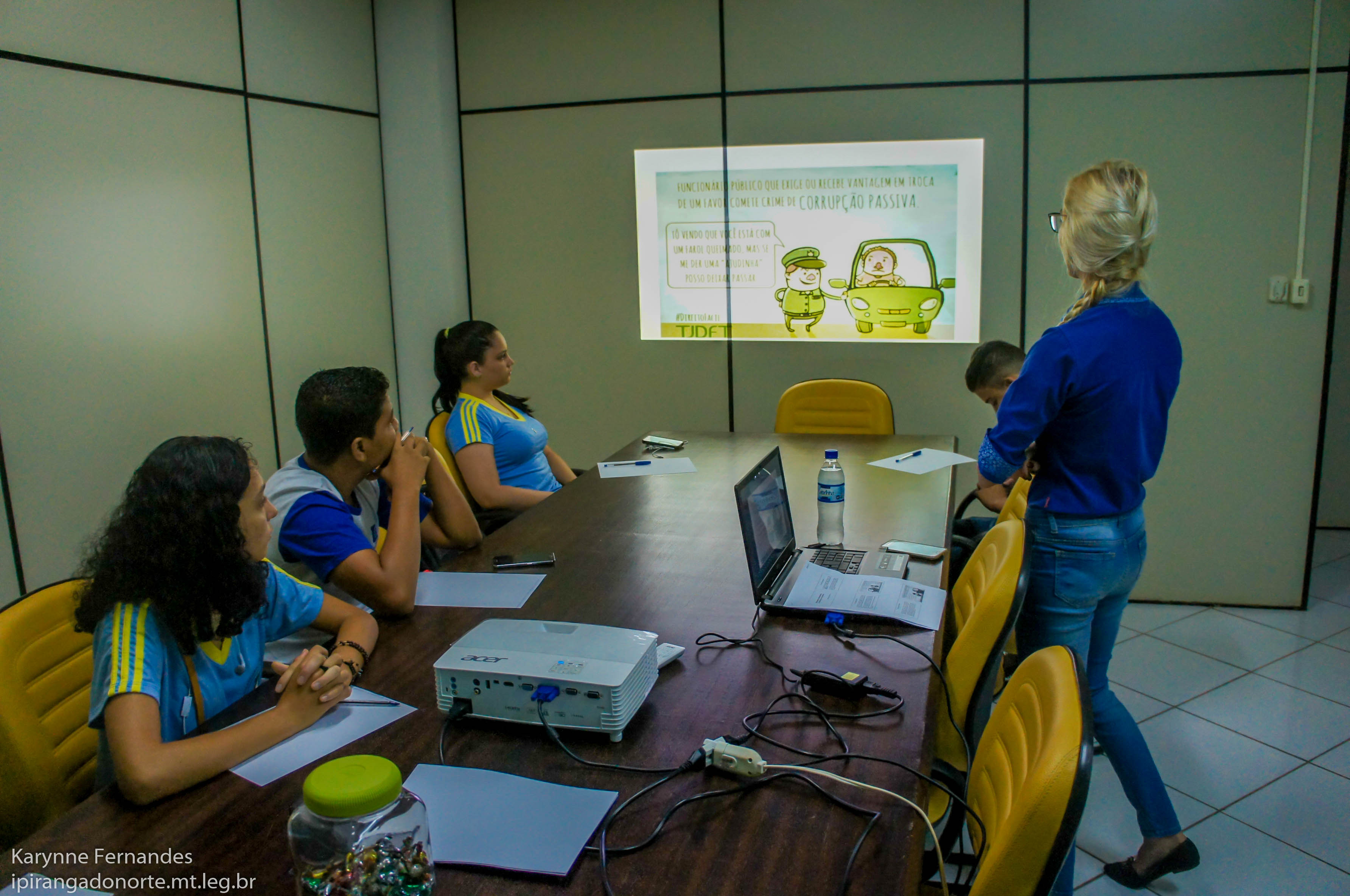 Combate à Corrupção é tema de palestra ministrada aos vereadores mirins 