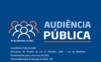 CONVOCAÇÃO PARA AUDIÊNCIA PÚBLICA, DISCUSSÃO DO PROJETO DE LEI DA  LDO 2022