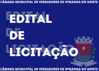 EDITAL DE LICITAÇÃO PARA CONTRATAÇÃO DE EMPRESA ESPECIALIZADA NA REALIZAÇÃO DE CONCURSO PÚBLICO