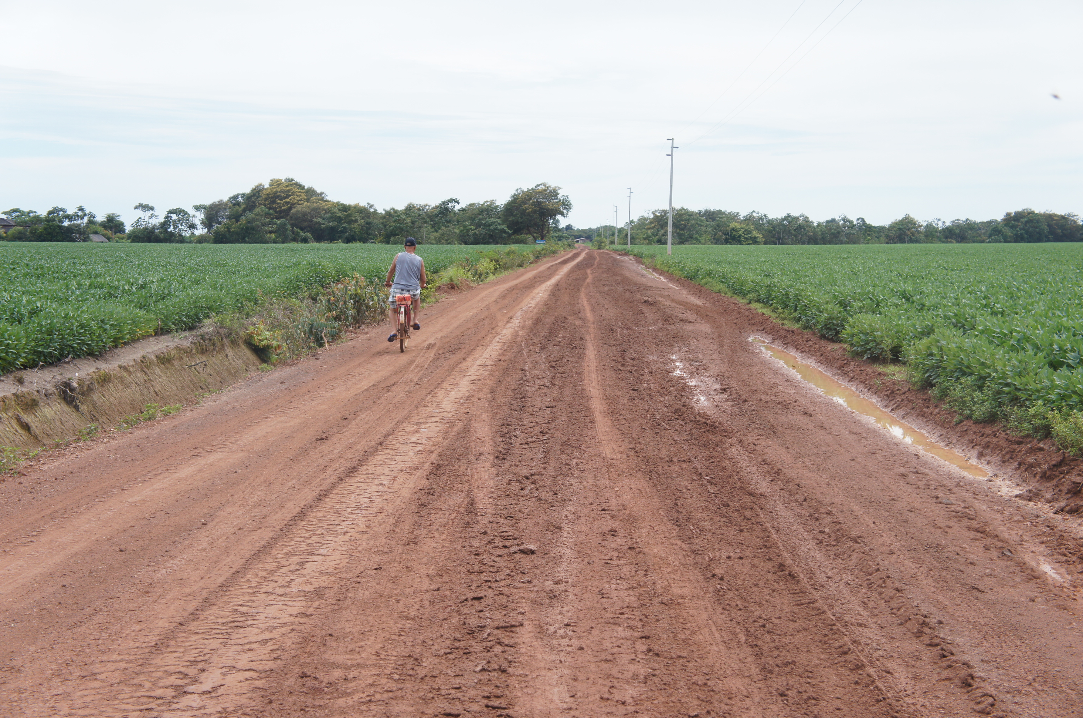 Eluir Cavassin pede a manutenção das estradas de acesso ao Parque das Emas