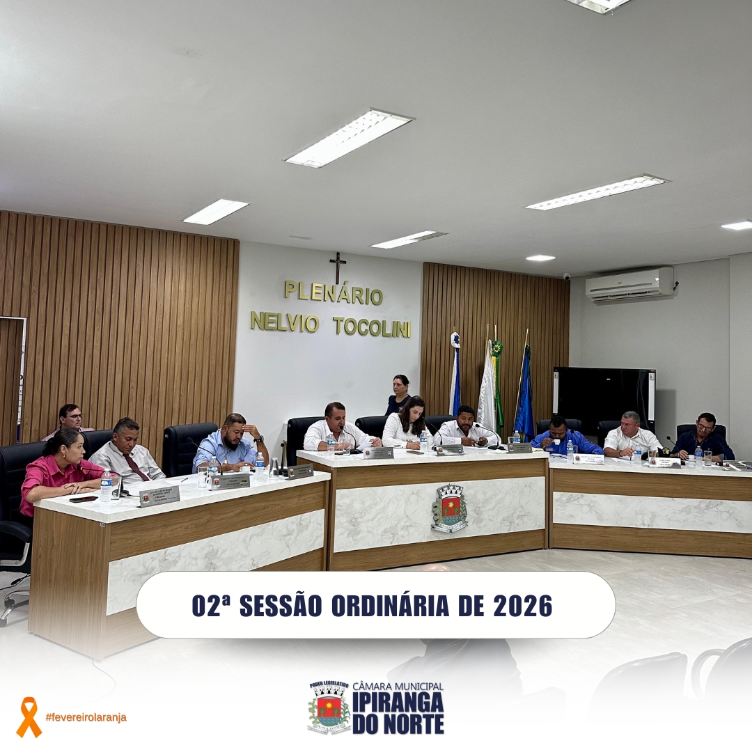 02ª SESSÃO ORDINÁRIA DE 09 DE FEVEREIRO DE 2026