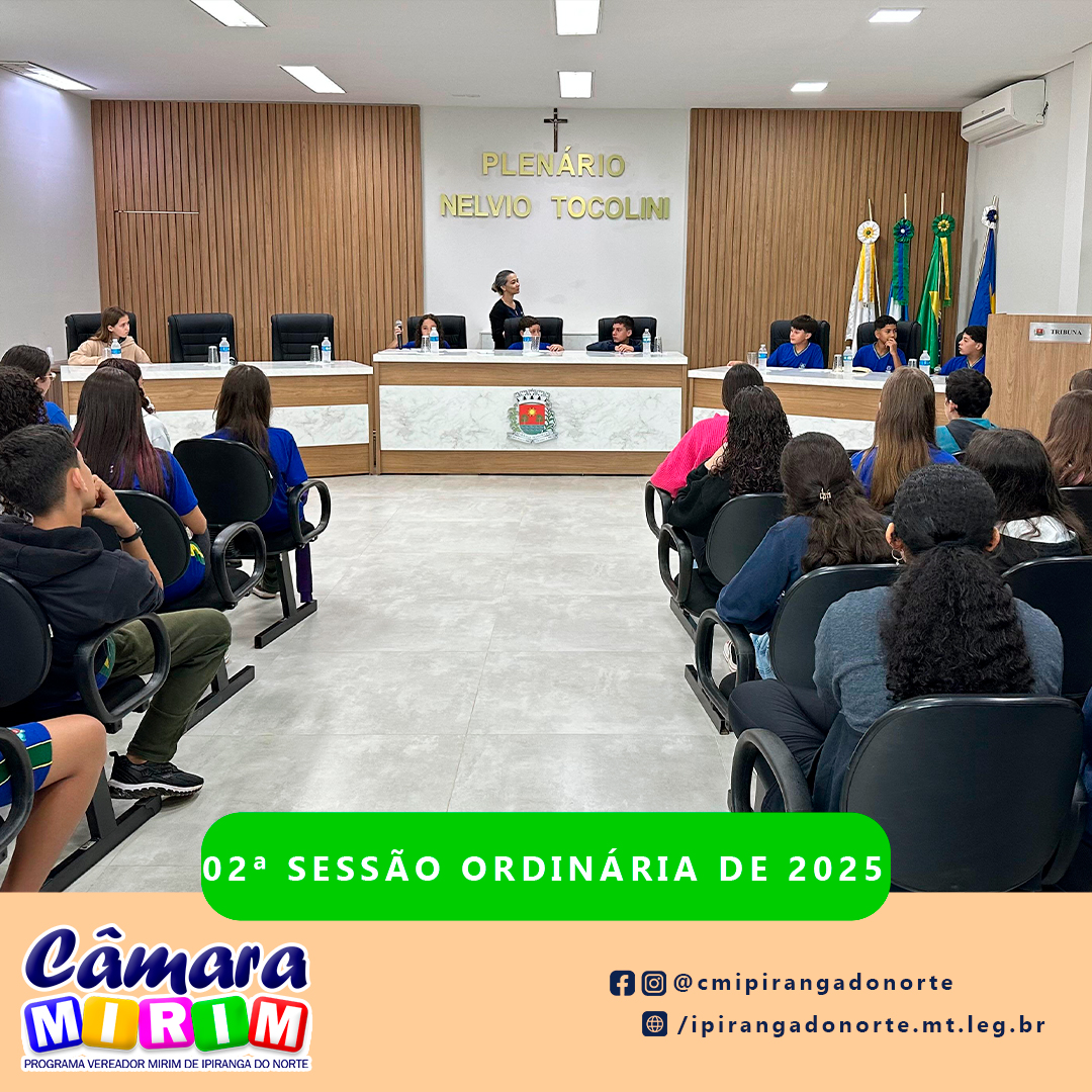 02ª SESSÃO ORDINÁRIA DE 2025