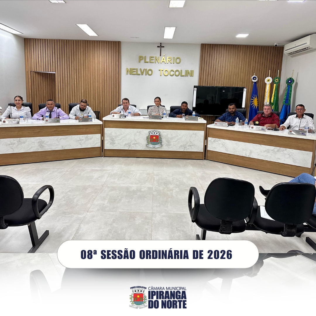 08ª SESSÃO ORDINÁRIA DE 23 DE MARÇO DE 2026
