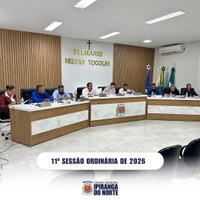 11ª SESSÃO ORDINÁRIA DE 22 DE ABRIL DE 2026 