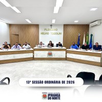 13ª SESSÃO ORDINÁRIA DE 04 DE MAIO DE 2026 