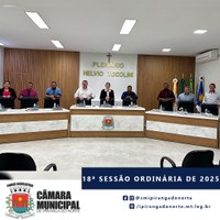 18ª SESSÃO ORDINÁRIA DE 2025