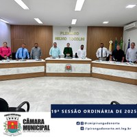 19ª SESSÃO ORDINÁRIA DE 2025