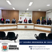 21ª SESSÃO ORDINÁRIA DE 2025