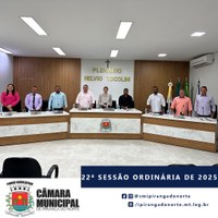 22ª SESSÃO ORDINÁRIA DE 2025
