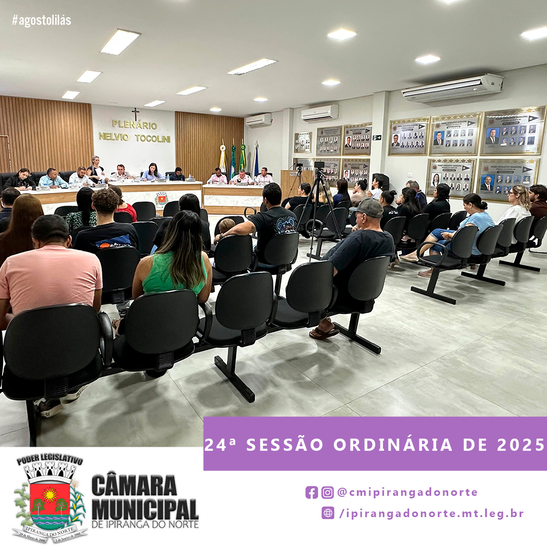 24ª SESSÃO ORDINÁRIA DE 2025