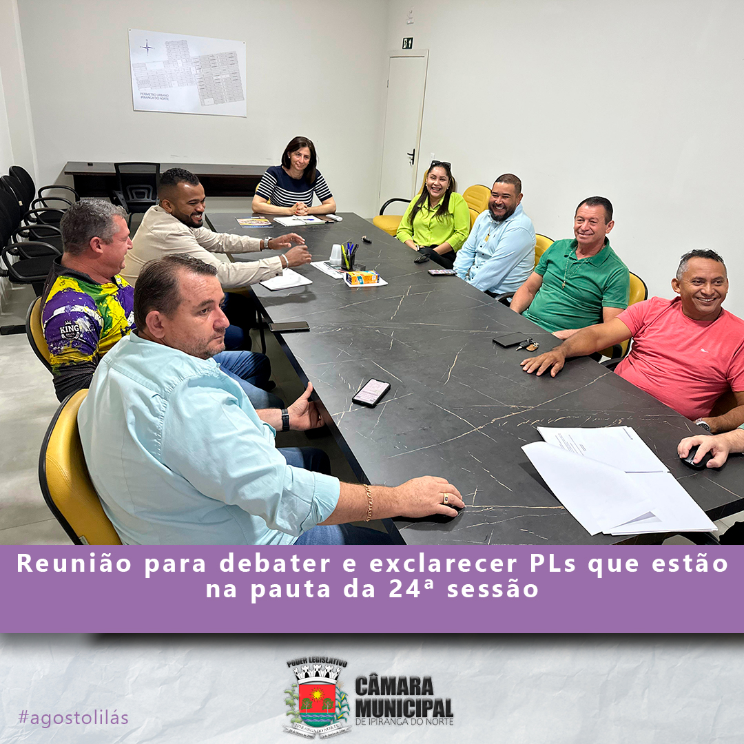 INICIANDO A SEMANA COM REUNIÃO DE ALINHAMENTO