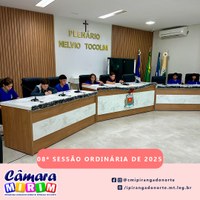 CÂMARA MIRIM REALIZA 8ª SESSÃO ORDINÁRIA DE 2025, MARCADA POR EMOÇÃO E ENCERRAMENTO DAS ATIVIDADES DO ANO