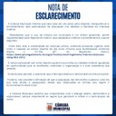 NOTA DE ESCLARECIMENTO