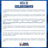 NOTA DE ESCLARECIMENTO