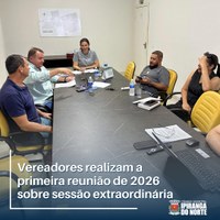 PRIMEIRA REUNIÃO DE 2026