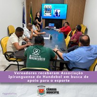 REUNIÃO COM A ASSOCIAÇÃO IPIRANGUENSE DE HANDEBOL