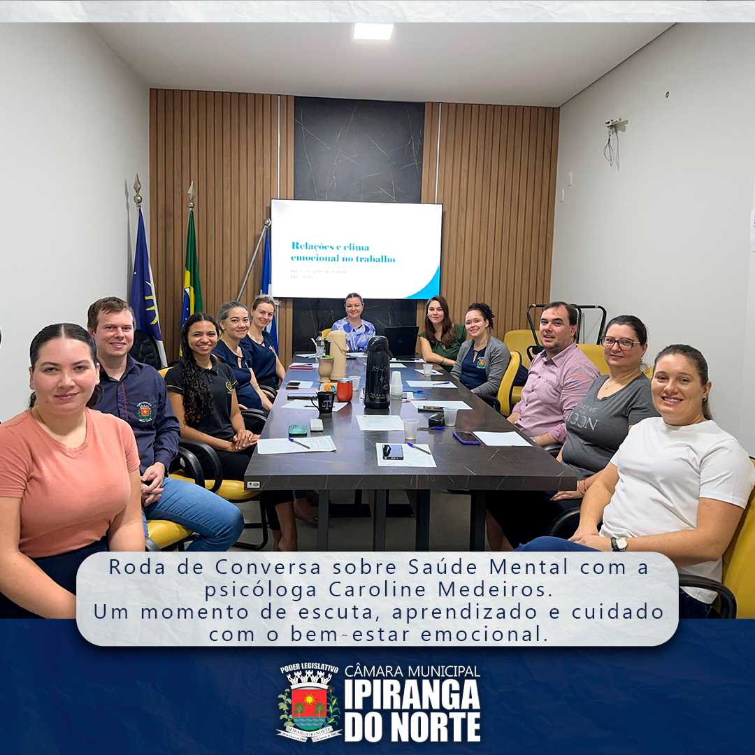 RODA DE CONVERSA SOBRE SAÚDE MENTAL PARA SERVIDORES