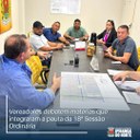 VEREADORES DEBATEM PROJETOS E INDICAÇÕES EM REUNIÃO PREPARATÓRIA PARA A 18ª SESSÃO ORDINÁRIA