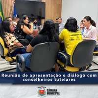 VEREADORES RECEBEM CONSELHEIROS TUTELARES PARA DIÁLOGO