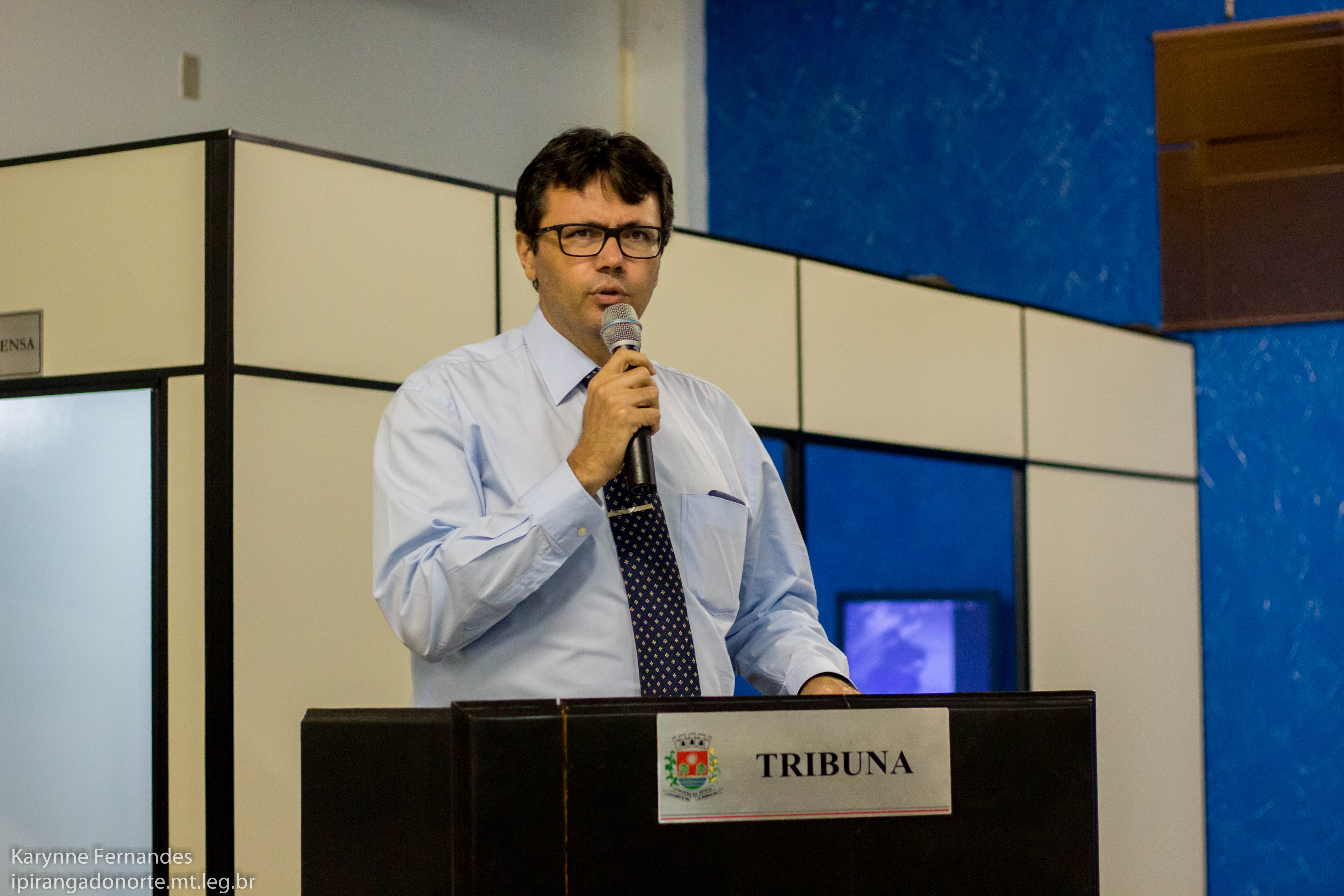 Presidente comenta a importância da Audiência Pública sobre o Plano Plurianual de Ipiranga do Norte