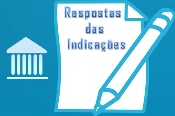 Respostas das Indicações n° 081 a 084