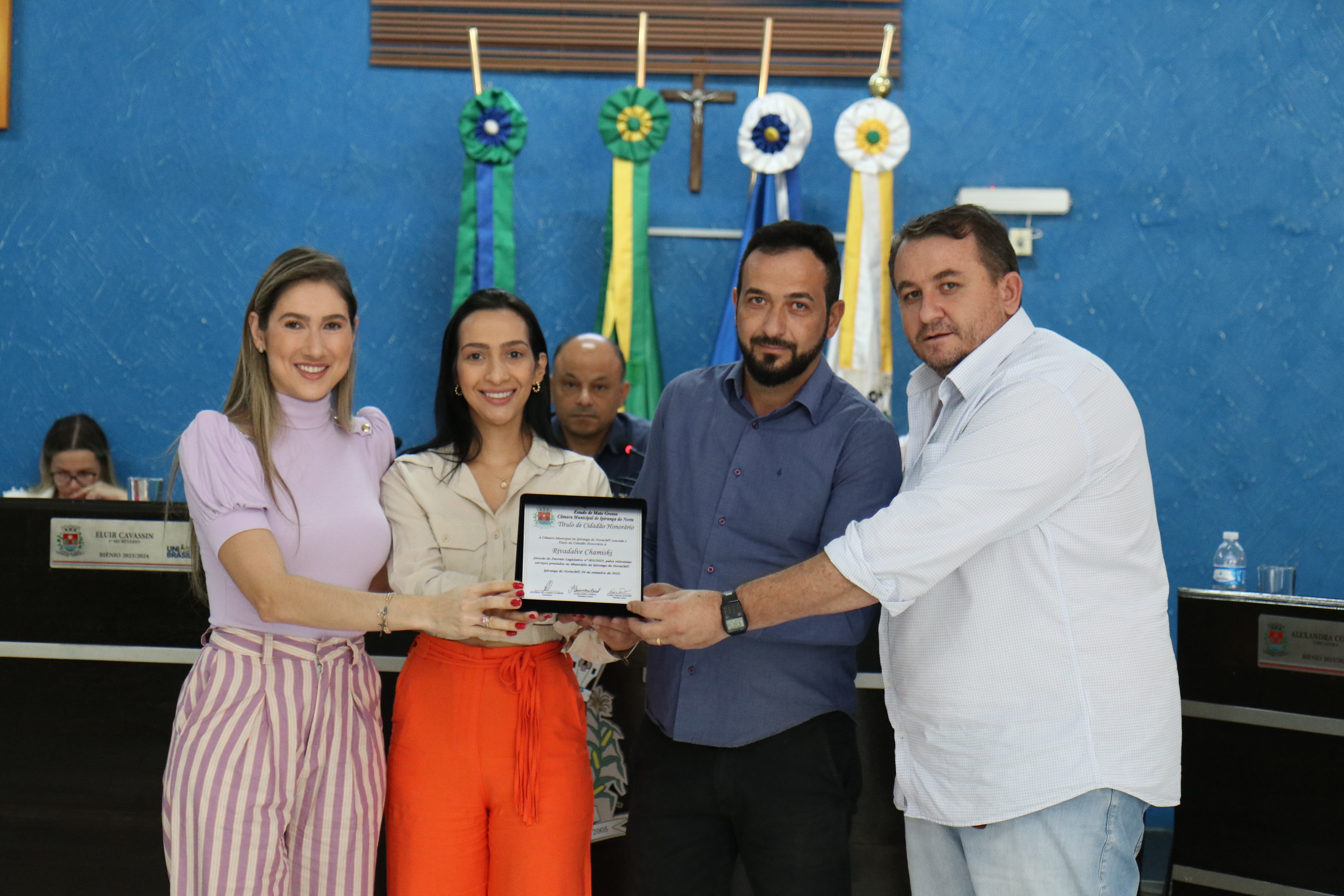 Rivadalve Chamiski recebe título de Cidadão Honorário da Câmara