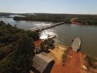 Travessia por balsas na MT 220 inicia ao meio dia desta segunda-feira, 18