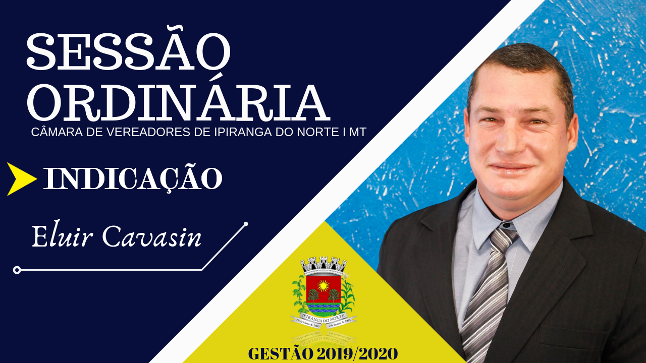 Vereador Eluir Cavasin faz indicação sobre a necessidade da criação de espaço social de lazer