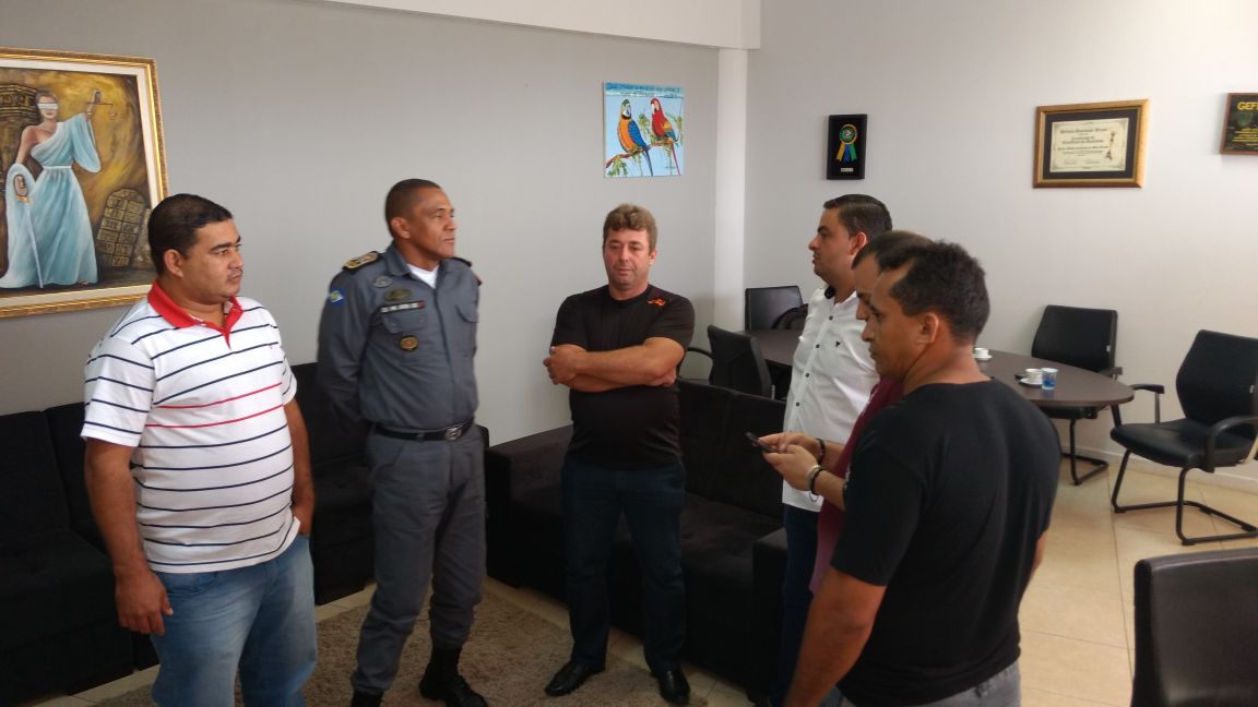 Vereadores se reúnem com o Comando Geral da Polícia Militar de MT 