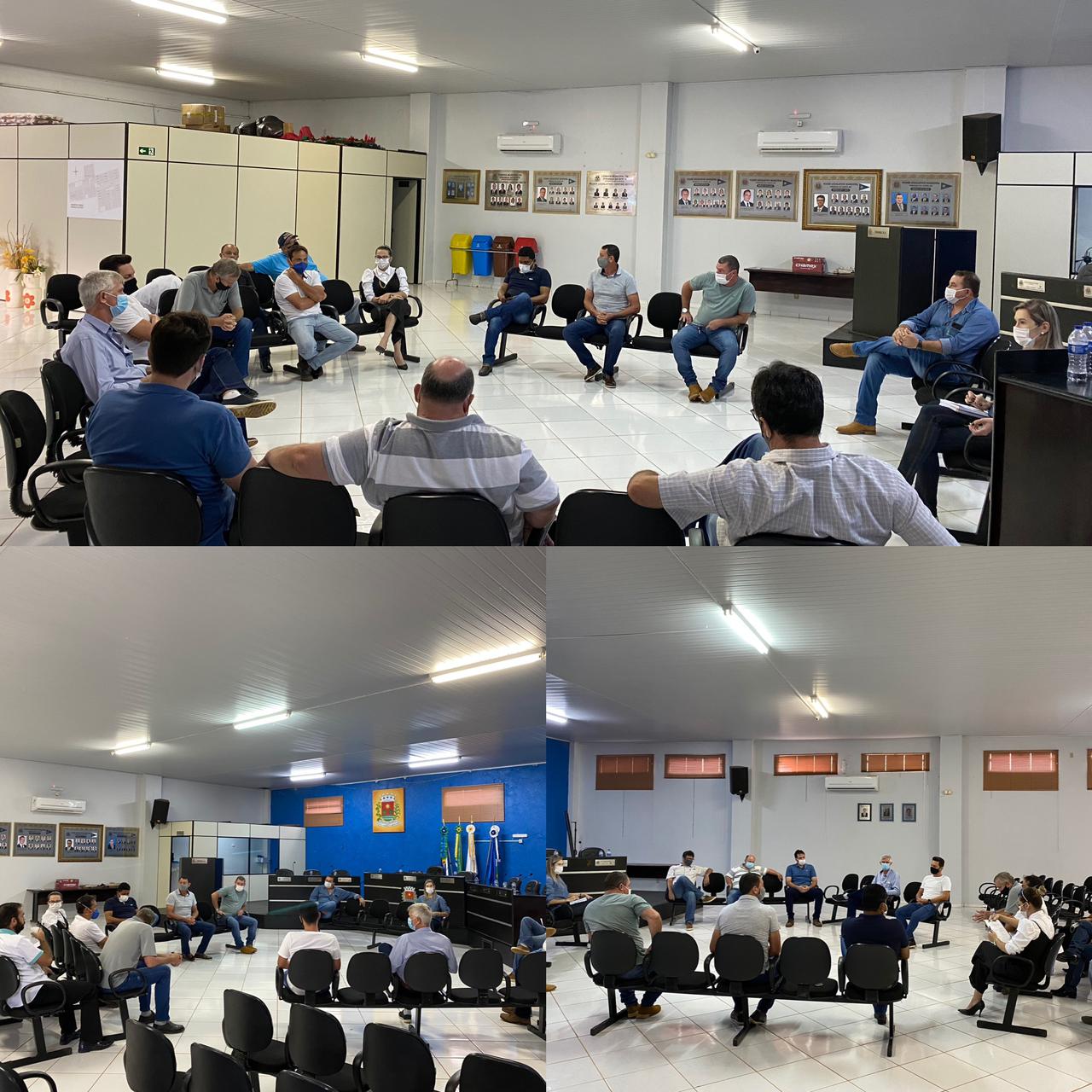 VEREADORES SE REÚNEM COM O PODER EXECUTIVO JUNTO AOS GERENTES DOS ARMAZÉNS DA CIDADE