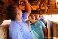 Vereadores vistoriam frota de ônibus escolares de Ipiranga do Norte