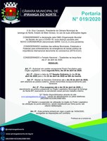Portaria 019-2020
